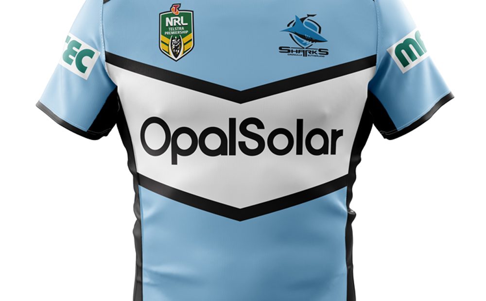 Cronulla-Sutherland Sharks NRL 2018 XBlades Jerseys de local y visitante