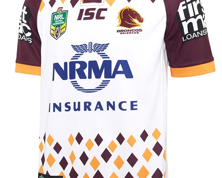 Brisbane Broncos NRL 2017 ISC Local, Visitante y Patrimonio Camisetas