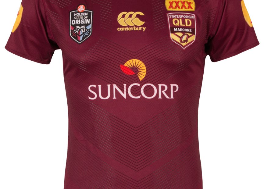 Camisa Queensland Maroons Canterbury Estado de origen 2016