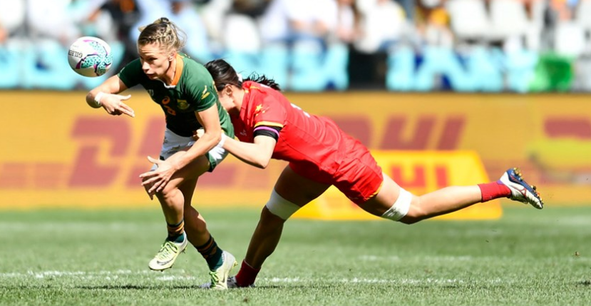 Springbok Women’s Sevens lidera después de 2022 RWC Sevens